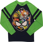 Teen Titans Go Robin's Face Toons LS Youth T-Shirt