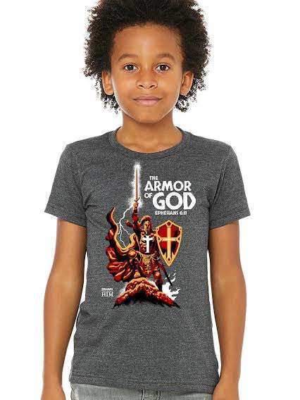 Spiritual Warrior - Armor of God Youth T-Shirt (PRE-ORDER)