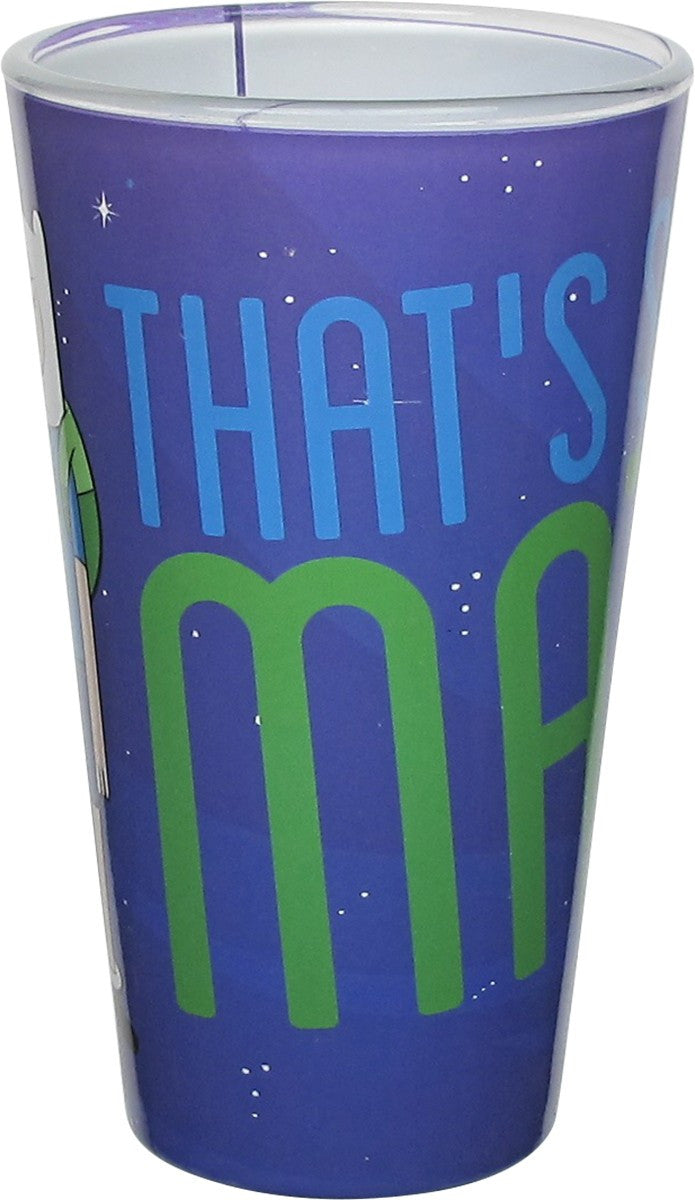 Adventure Time Finn That's So Math Pint Glass