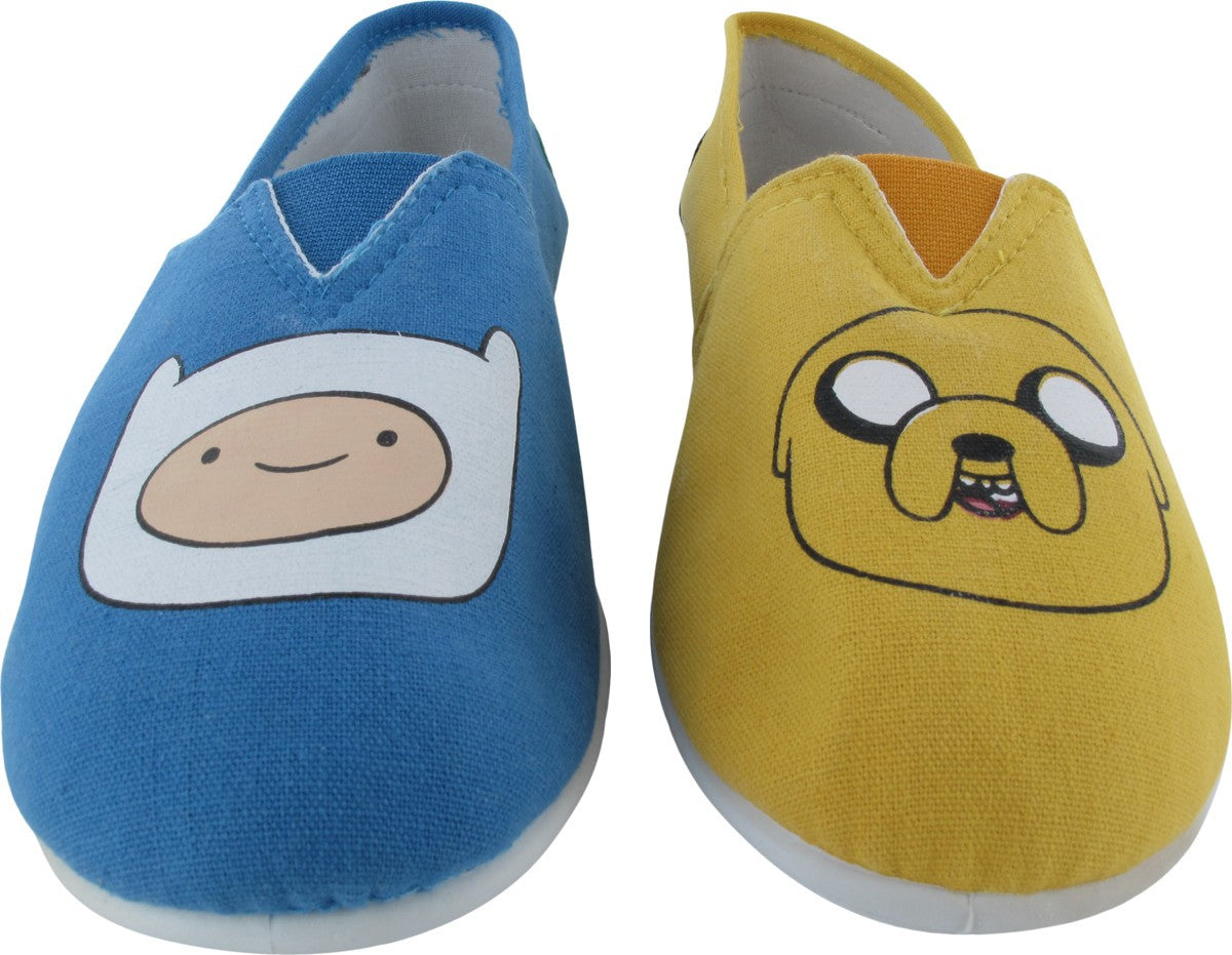 Adventure Time Jake and Finn Slip On Shoe Slippers
