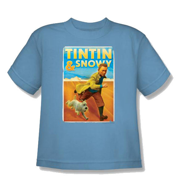 Adventures of Tintin Snowy Juvenile T Shirt