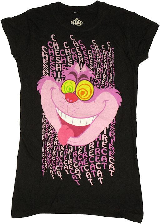 Alice in Wonderland Deranged Cat Baby Tee