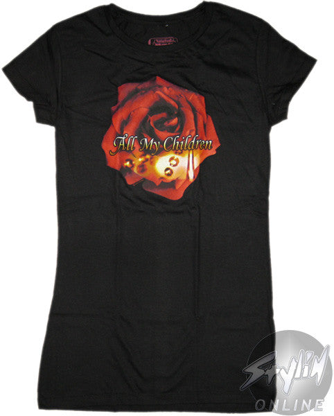 All My Children Rose Baby Tee