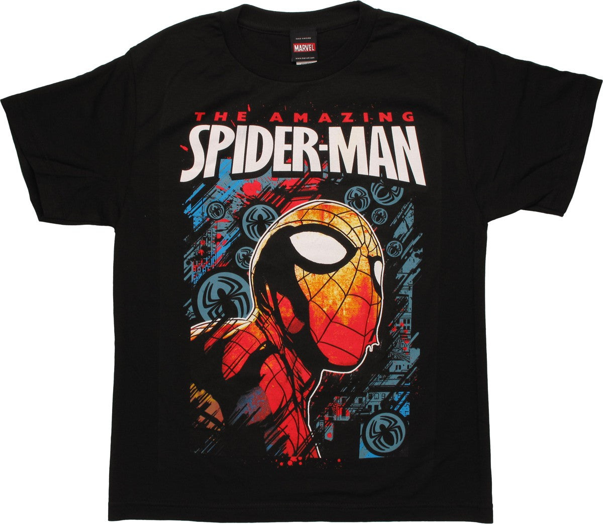 Amazing Spiderman Spider Logos Youth T-Shirt