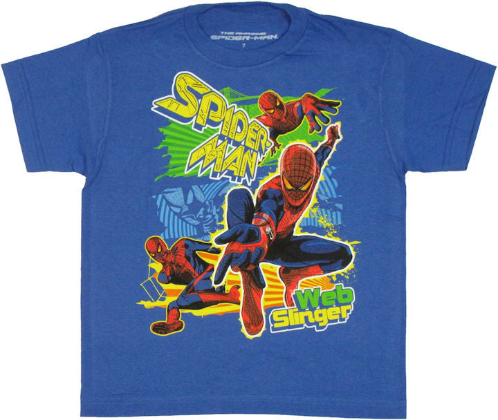Amazing Spiderman Web Slinger Juvenile T Shirt