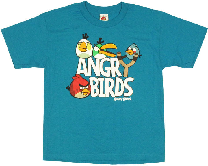 Angry Birds Slingshot Youth T Shirt