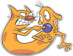 CatDog Poke Wood Die Cut Wall Art