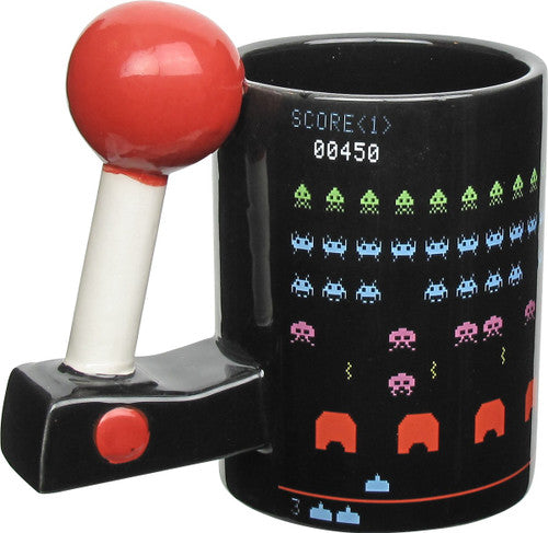 Atari Space Invaders Joystick Sculpted Handle Mug