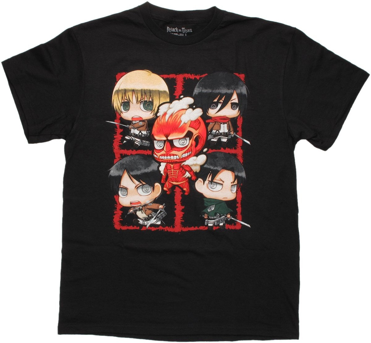 Attack on Titan Chibi SD Montage T Shirt