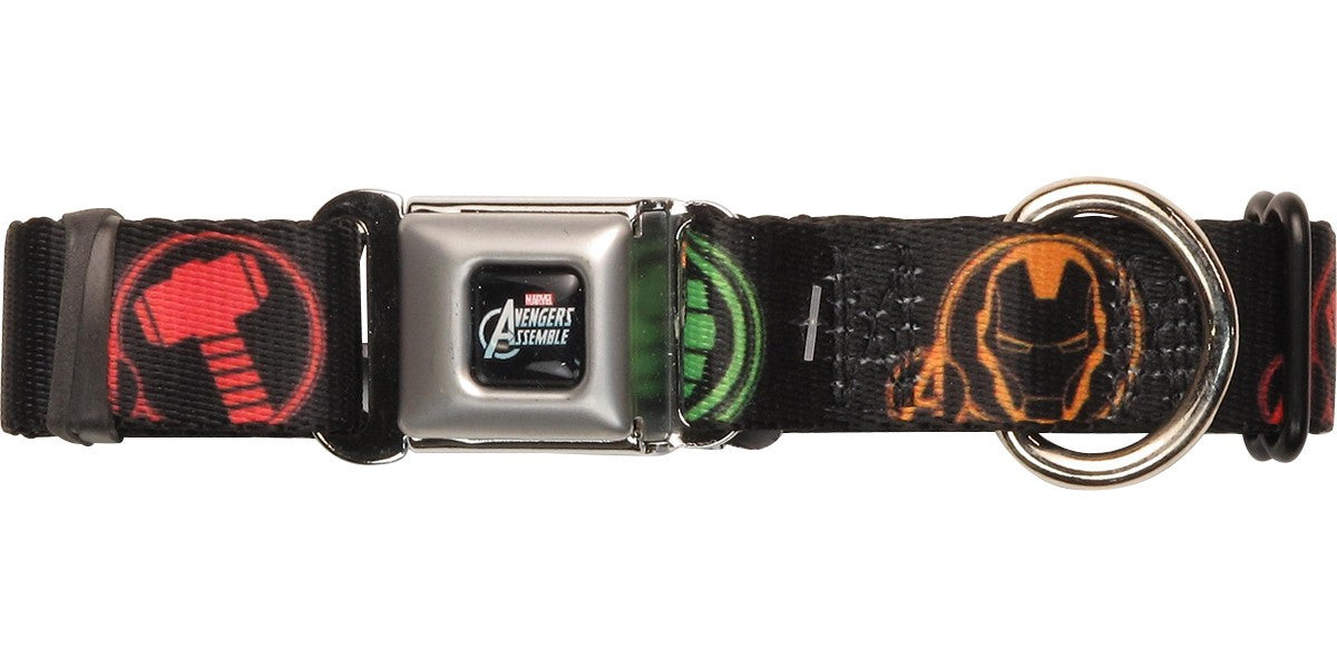 Avengers Color Hero Icons Pet Collar