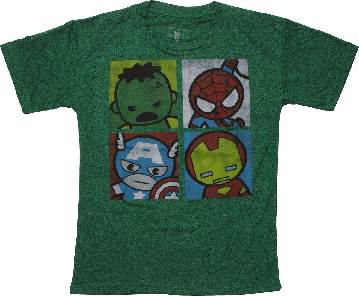 Avengers Hero Toy Faces Youth T-Shirt