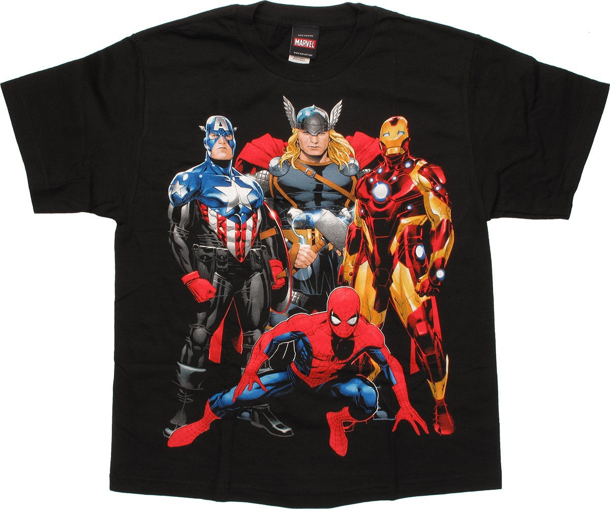 Avengers Mean Mug Youth T Shirt