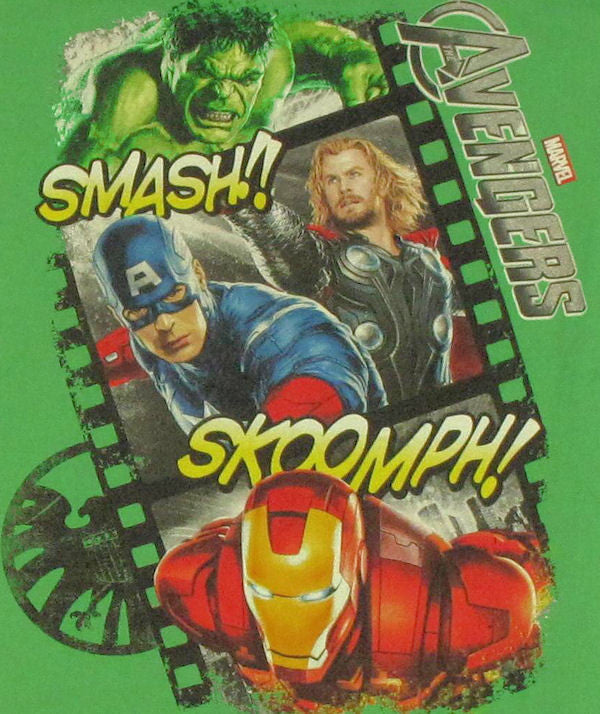 Avengers Movie Film Strip Juvenile T Shirt