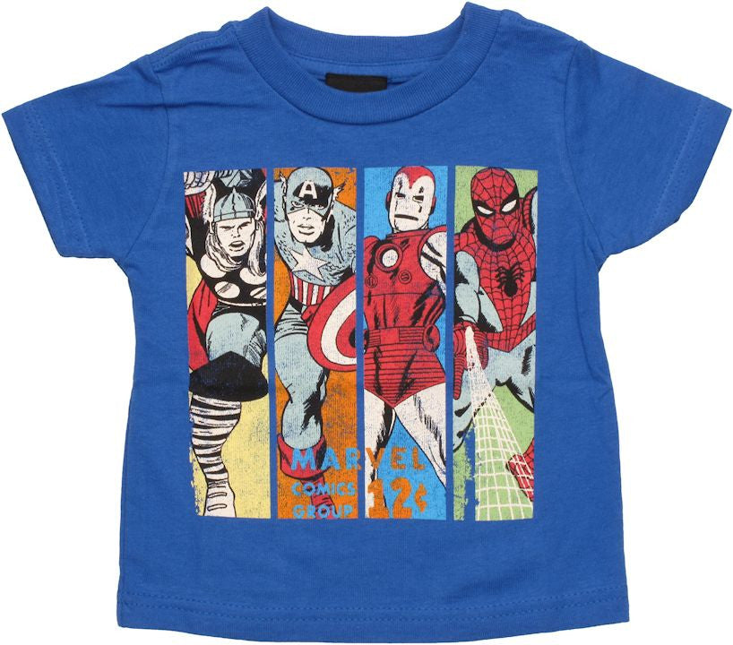 Avengers Vintage Panels Infant T Shirt