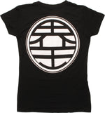 Dragon Ball Z Kame King Kai Black Juniors T-Shirt