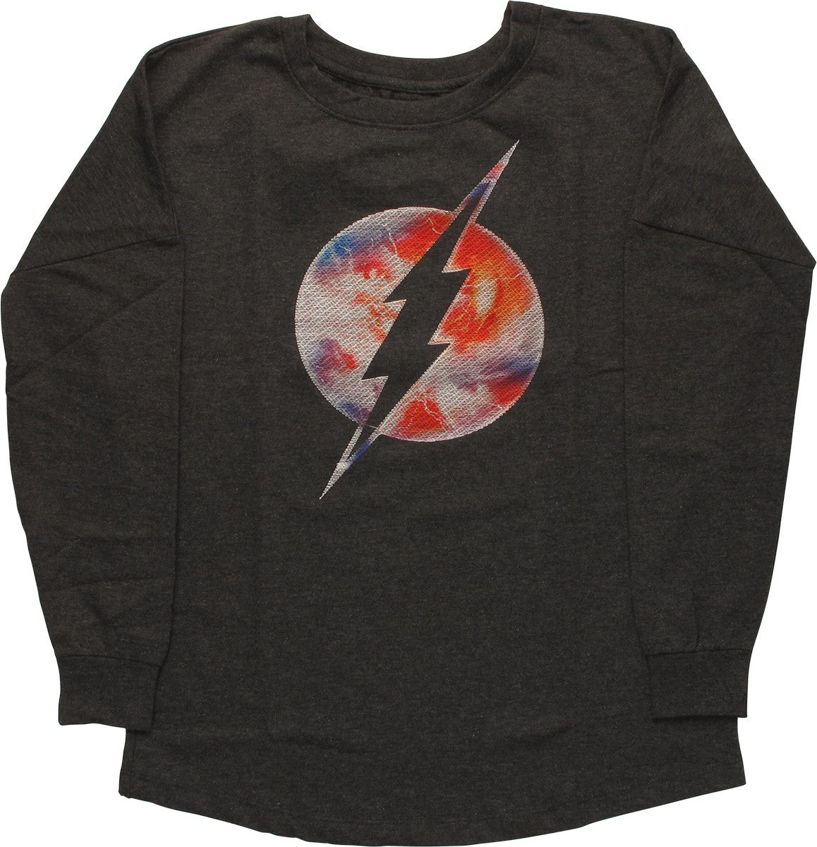 Flash Stitched Logo Long Sleeved Juniors T-Shirt