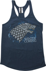 Game of Thrones Stark Icon Winter Junior Tank Top
