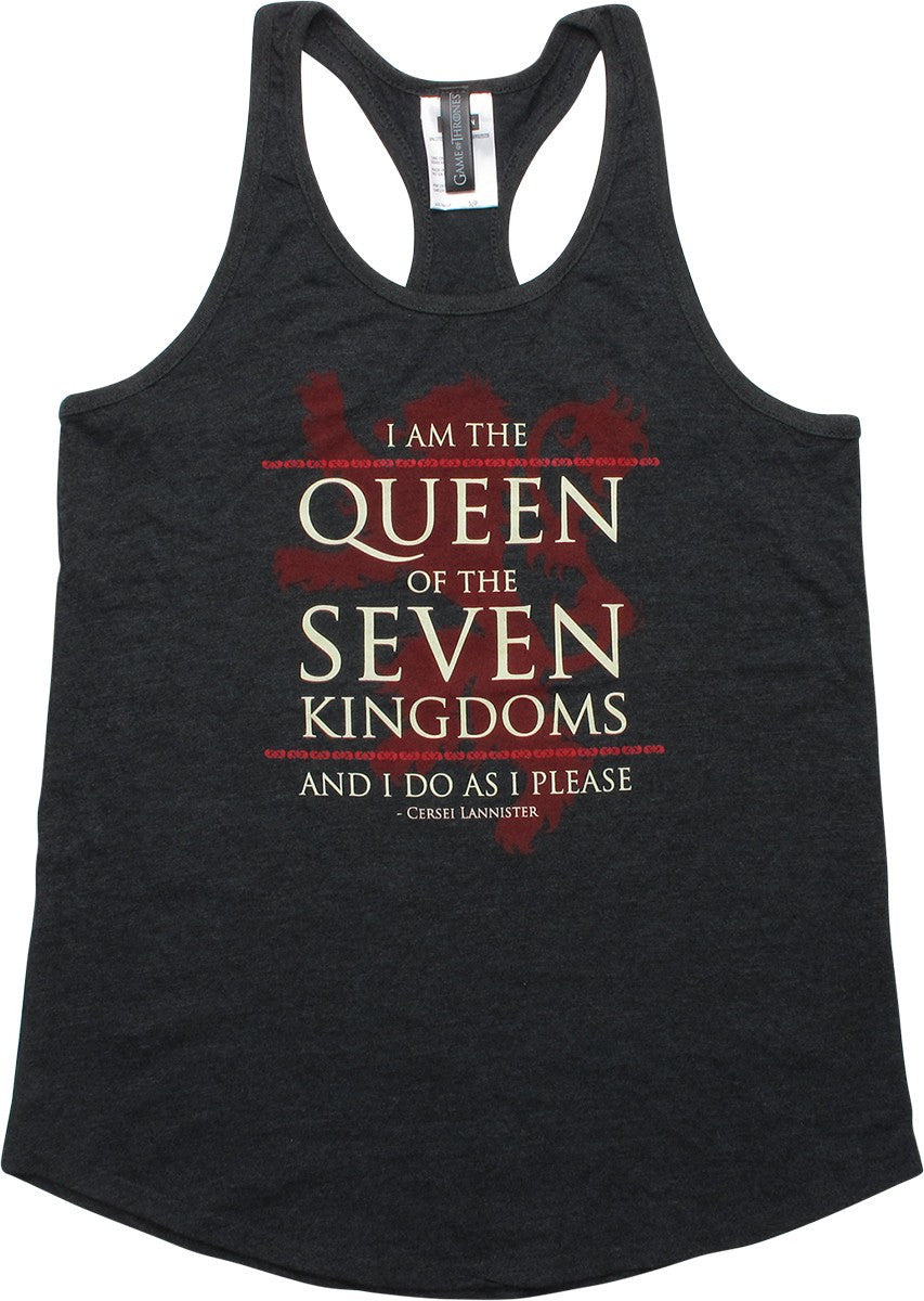 Game of Thrones Queen Kingdoms Tank Juniors Shirt