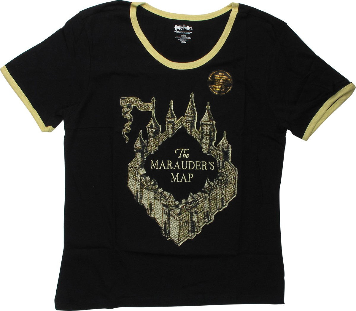 Harry Potter Marauder's Map Ringer Juniors T-Shirt