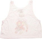 Invincible Iron Man Cropped Loose Juniors Tank Top