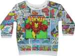 Invincible Iron Man Comic Panels Juniors T-Shirt