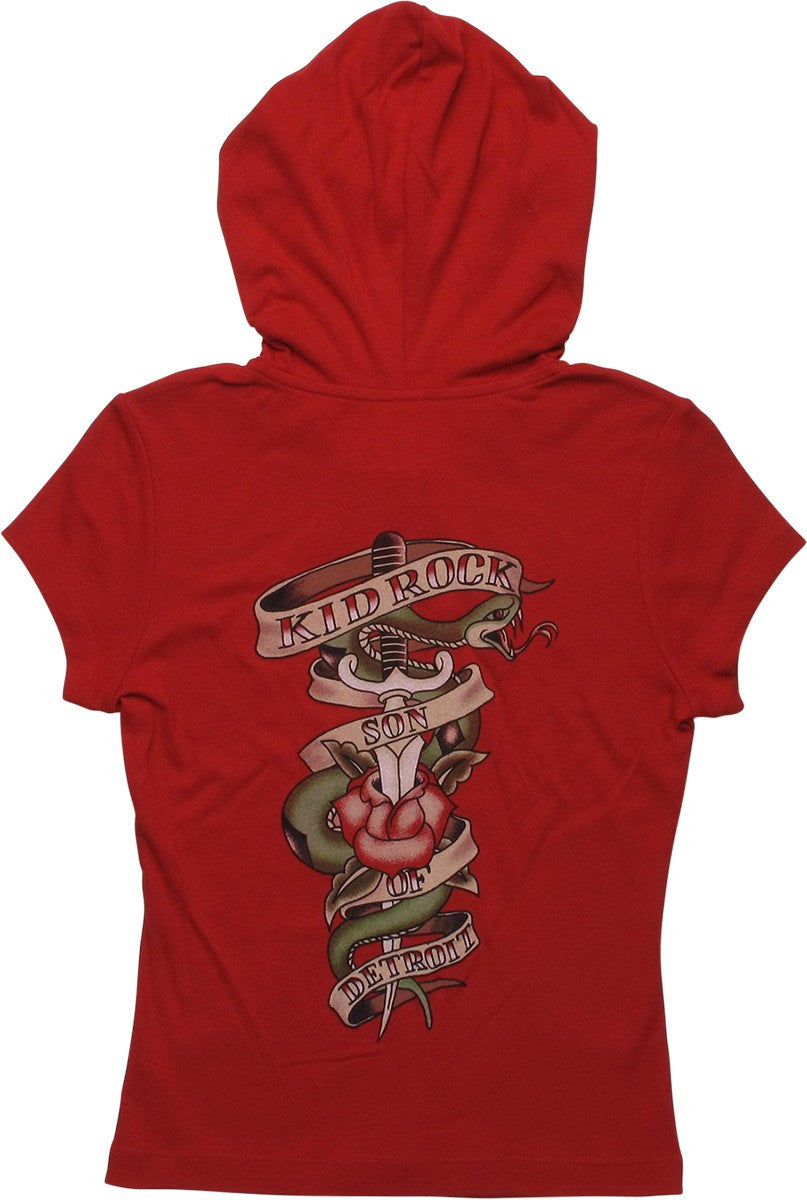 Kid Rock Son of Detroit Hooded Zip Juniors T-Shirt