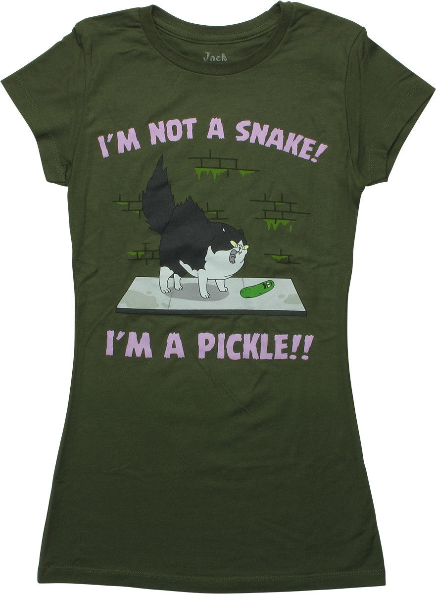 Rick and Morty I'm Not a Snake Juniors T-Shirt