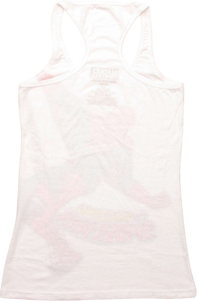 Amazing Spiderman Web Swing Juniors Tank Top