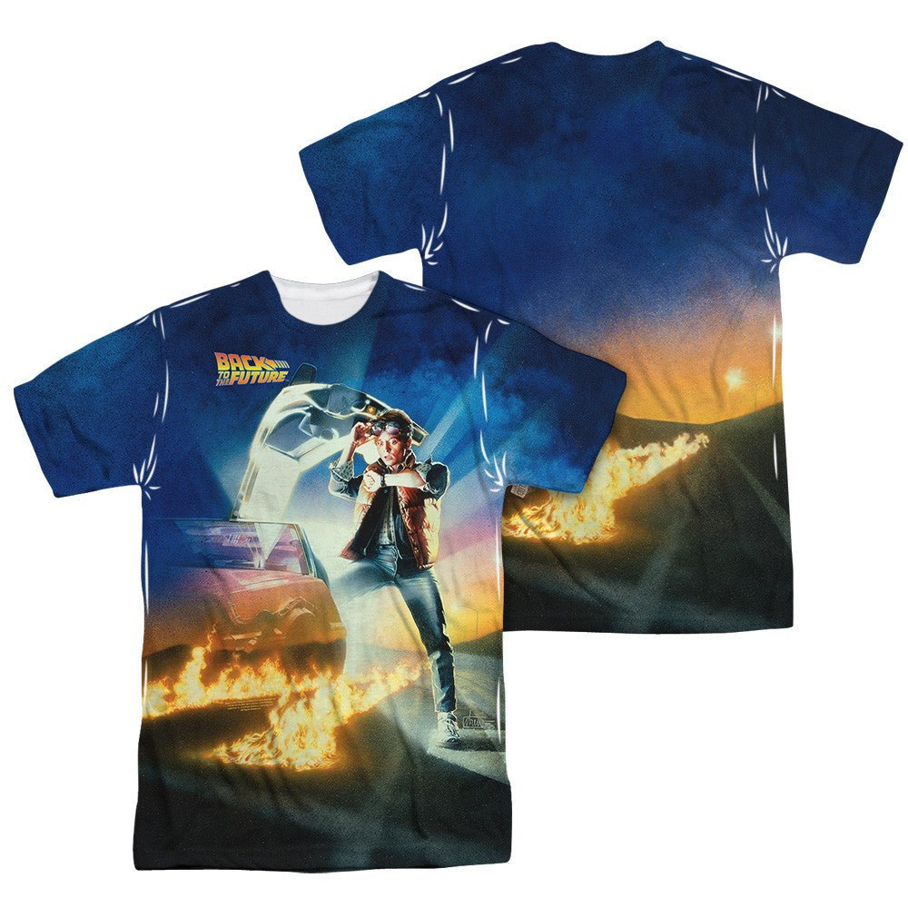Back to the Future Poster FB Sublimated T Shirt