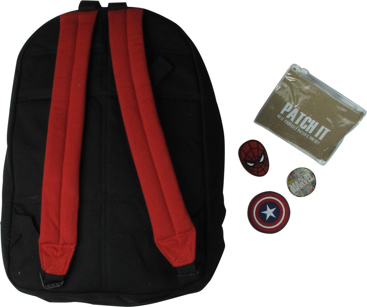 Marvel Comics Do It Yourself Patches Pin Backpack