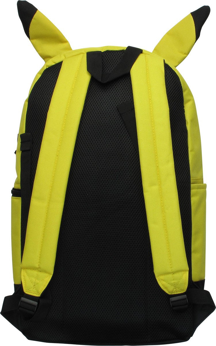 Pokemon Pikachu Face Wink Smiling Ears Backpack