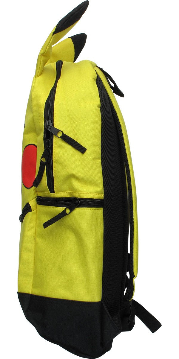 Pokemon Pikachu Face Wink Smiling Ears Backpack