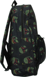Star Wars Boba Fett Helmet Allover Print Backpack