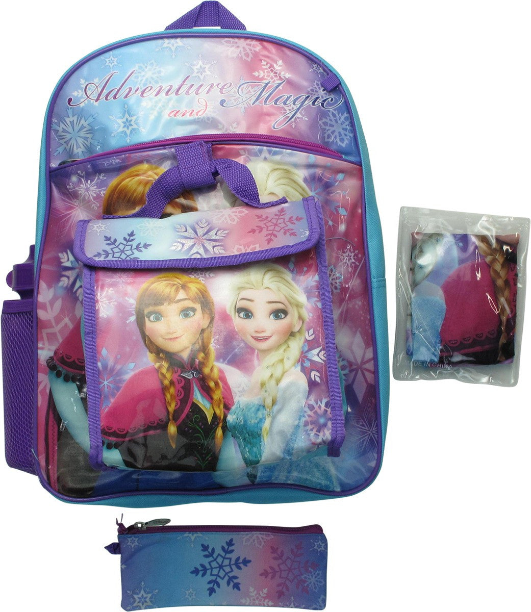 Frozen Adventure Magic 5 Piece Backpack Set