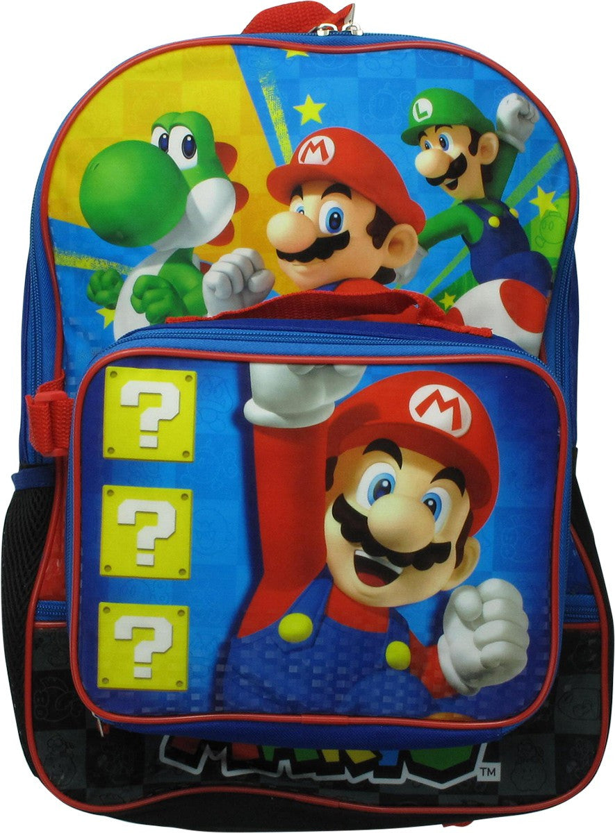 Super Mario and Friends Lunch Bag Backpack