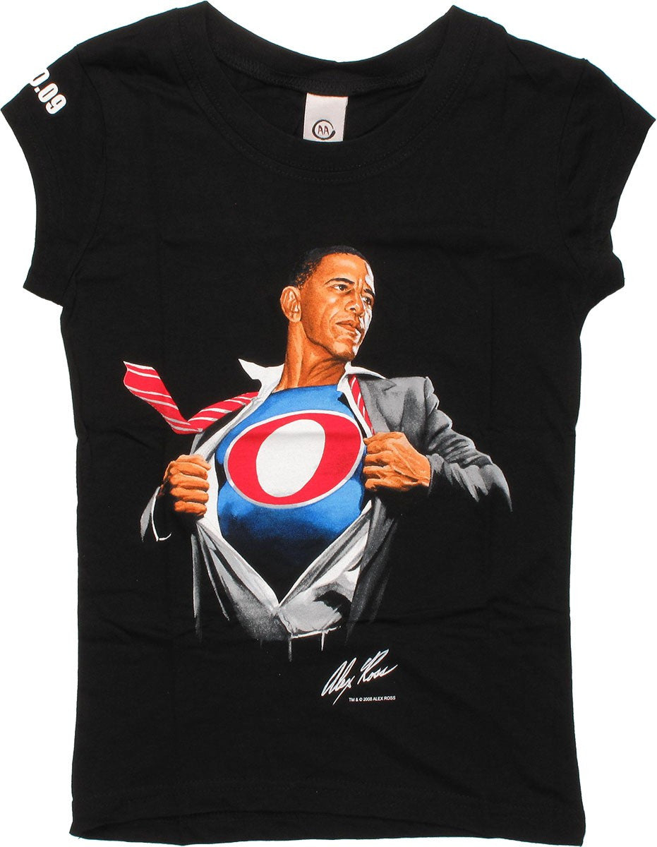 Barack Obama Super Obama Baby Tee
