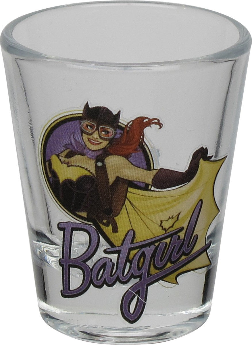 Batgirl Bombshell Mini Toon Tumbler Shot Glass