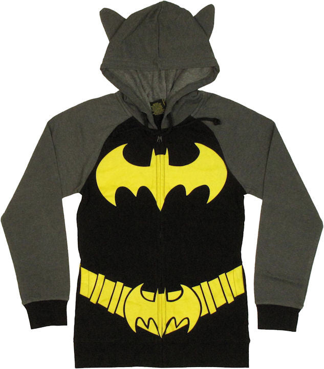 Batgirl Costume Suit Junior Hoodie