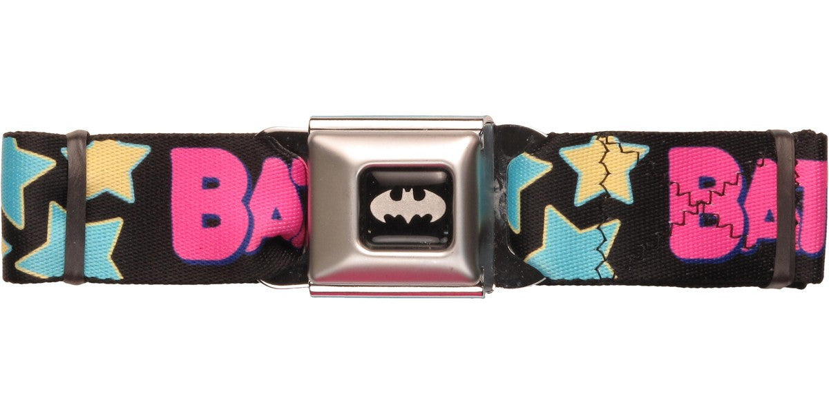 Batgirl Name Stars Seatbelt Belt