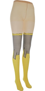 Batgirl Suit Logo Footed Tights