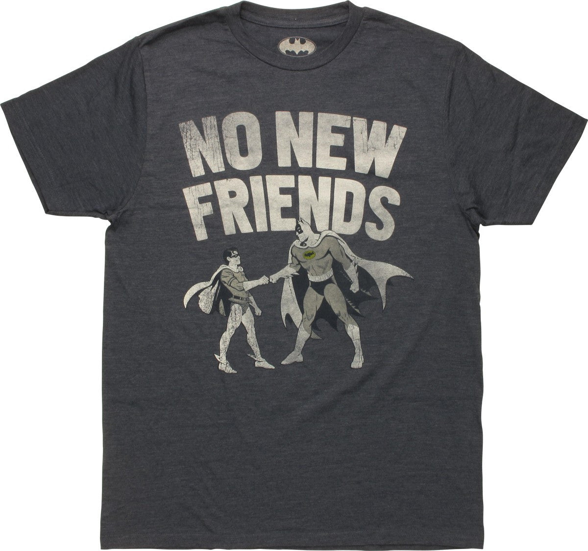 Batman and Robin No New Friends T-Shirt