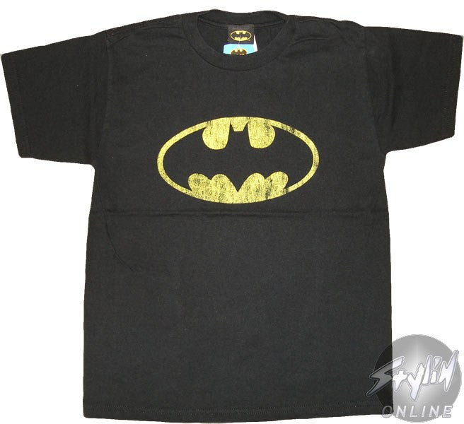 Batman Distressed Logo Youth T-Shirt