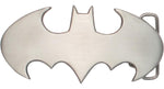 Batman Gray Brushed Logo Buckle