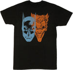 Batman Joker Faces T Shirt Sheer