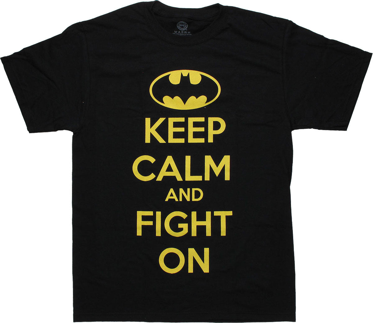 Batman Keep Calm Fight On T Shirt