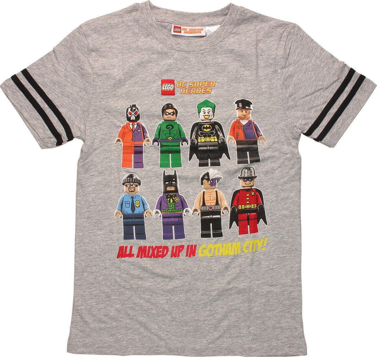 Batman Lego Mixed Up Gotham Youth T-Shirt