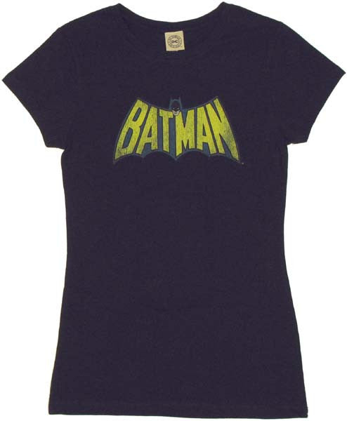 Batman Classic Title Logo Juniors T-Shirt