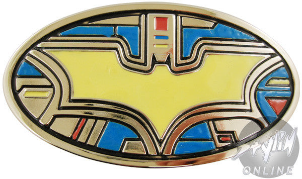 Batman Colorful Outlined Belt Buckle