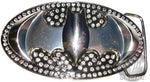 Batman Logo Crystals Belt Buckle