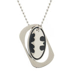 Batman Logo Cutout Dog Tag Necklace